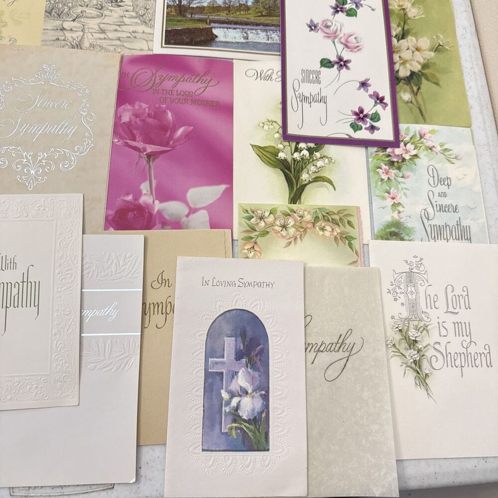Vtg Lot USED All-Occasion Novelty Greeting Cards Junk Journal Scrapbooking - Picture 8 of 16